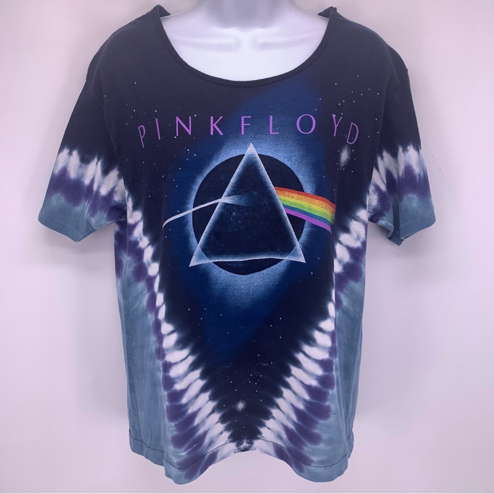 VINTAGE 2006 Liquid Blue Pink Floyd T-Shirt Size Medium